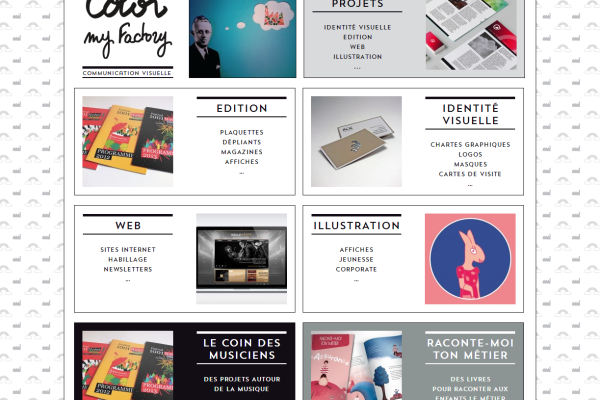 Site WordPress Color My Factory Site WordPress Color My Factory - Page d'Accueil