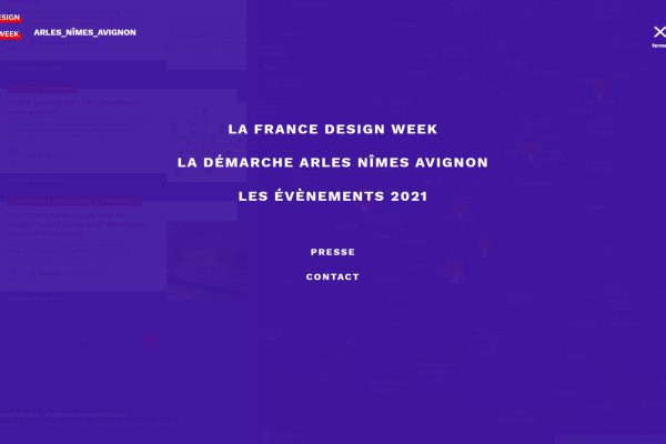 Site Wordpress France Design Week Arles-Nîmes-Avignon - Menu Site Wordpress France Design Week Arles-Nîmes-Avignon - Menu
