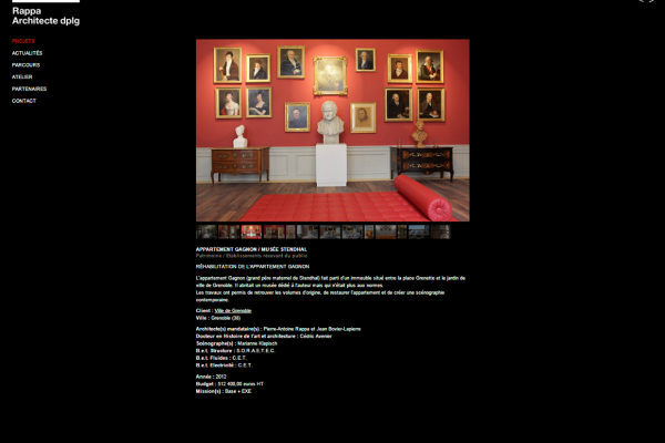 Site Wordpress Rappa Architecte Site Wordpress Rappa Architecte - Fiche Projet
